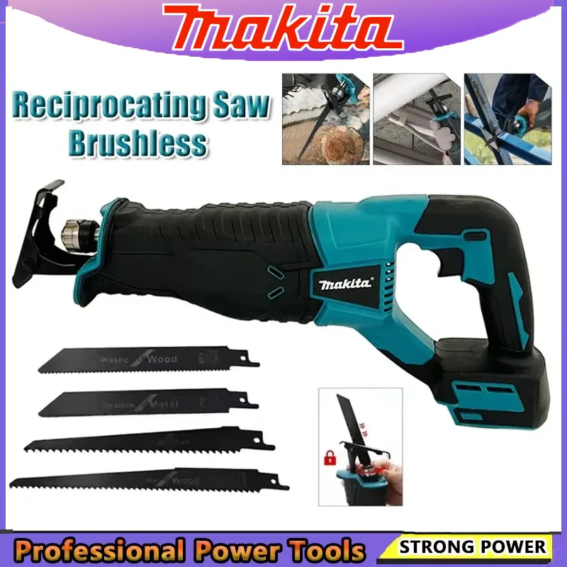 Reciprocating Saw Cordless - Makita serra alternativa sem escova, serra