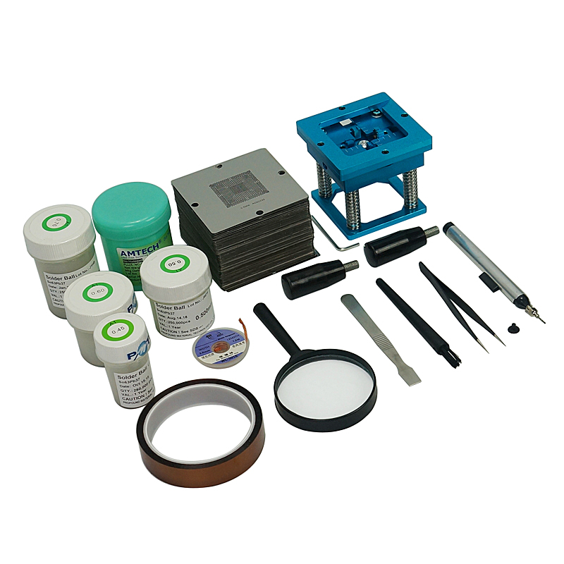 Power Tools Toolstation - Estênceis bga 184 peças, modelo de