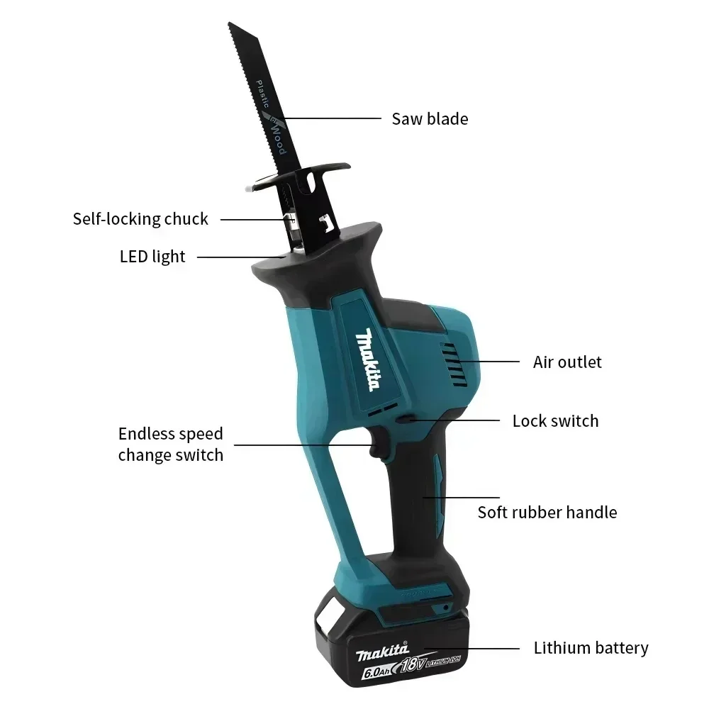 Serra Recíproca Sem Fio Makita - Reciprocating Saw Cordless avaliação e preço