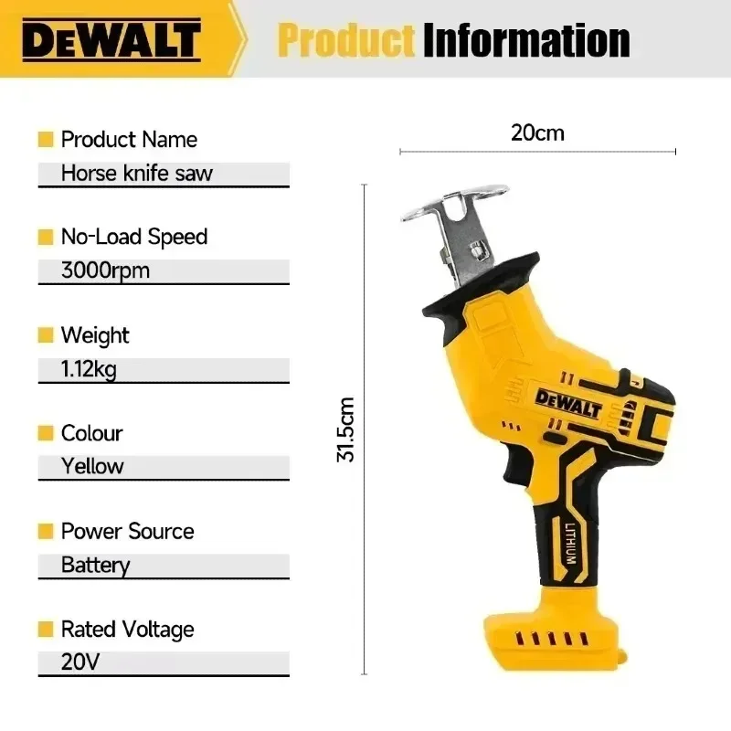 Serra Recíproca Sem Escovas De - Reciprocating Saw Cordless avaliação e preço