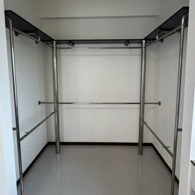 Arara de roupas em aço inoxidá - Power Tools Display Rack avaliação e preço