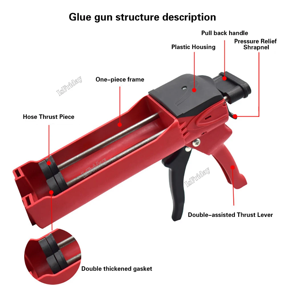 Aplicador de pistola de cartuc - Power Tools Hydraulic avaliação e preço