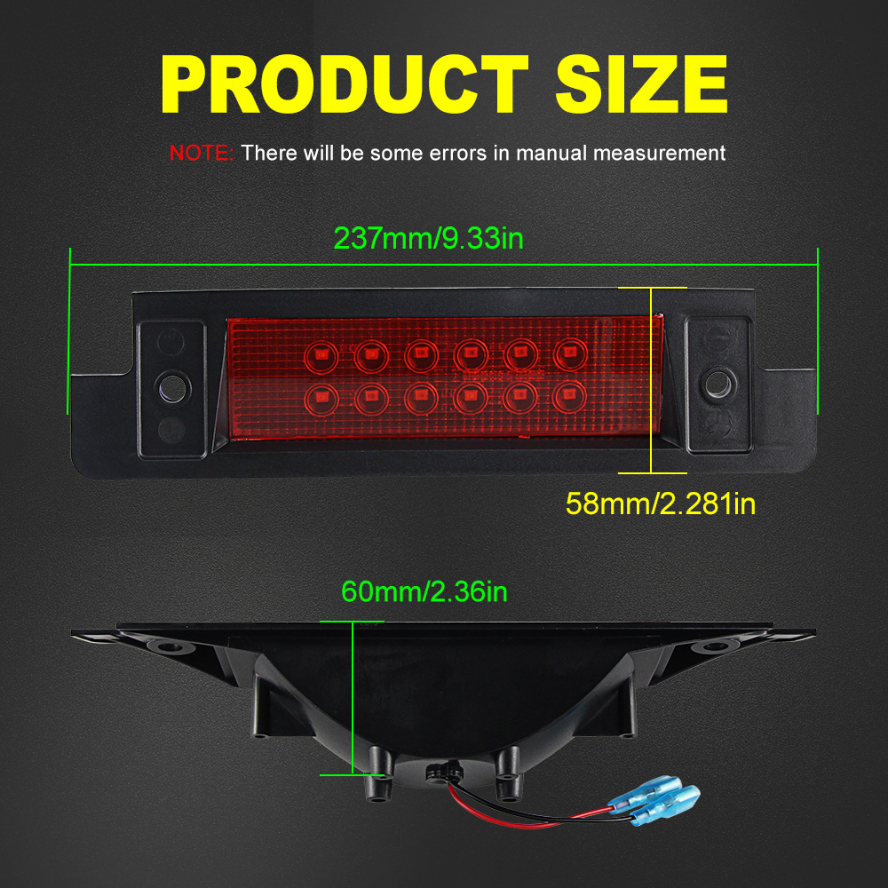 1 peça luz de freio traseira l - Power Tools World avaliação e preço