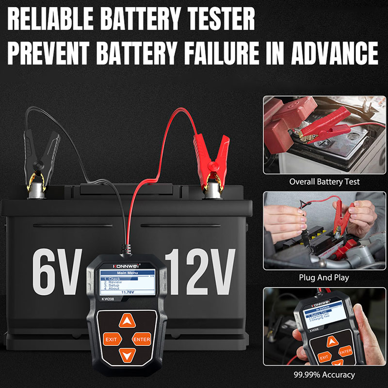 KONNWEI KW208 Testador de Bate - Power Tools English avaliação e preço
