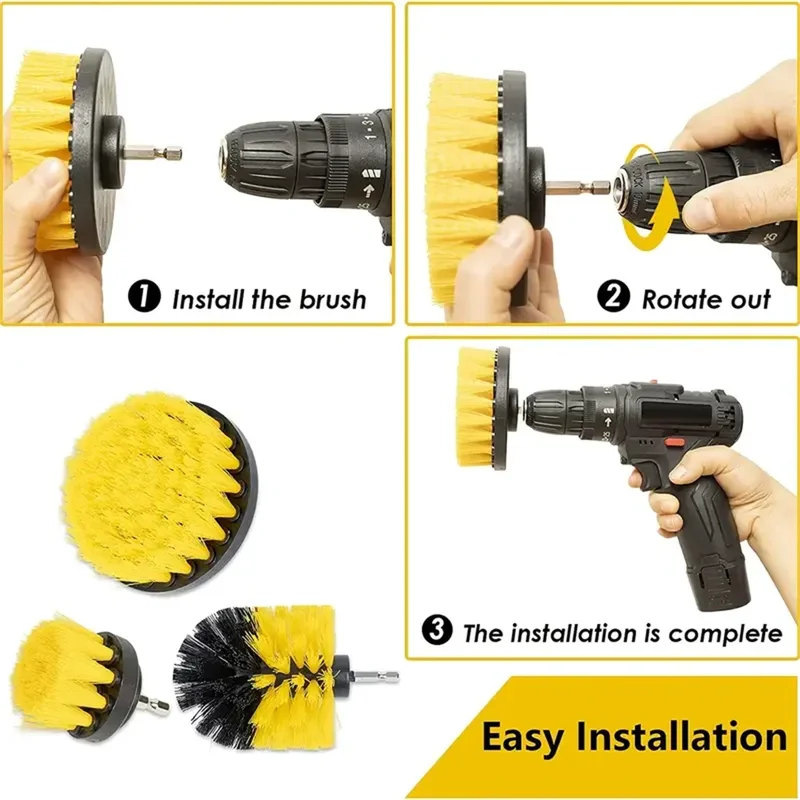 Conjunto de 3 escovas de limpe - Power Z Tools avaliação e preço