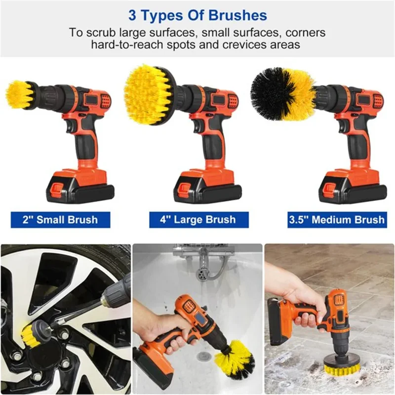 Conjunto de 3 escovas de limpe - Power Z Tools avaliação e preço